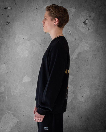 To The Moon To The Sun | Oversized Men's Sweatshirt