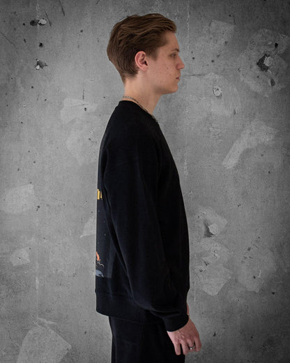 To The Moon To The Sun | Oversized Men's Sweatshirt