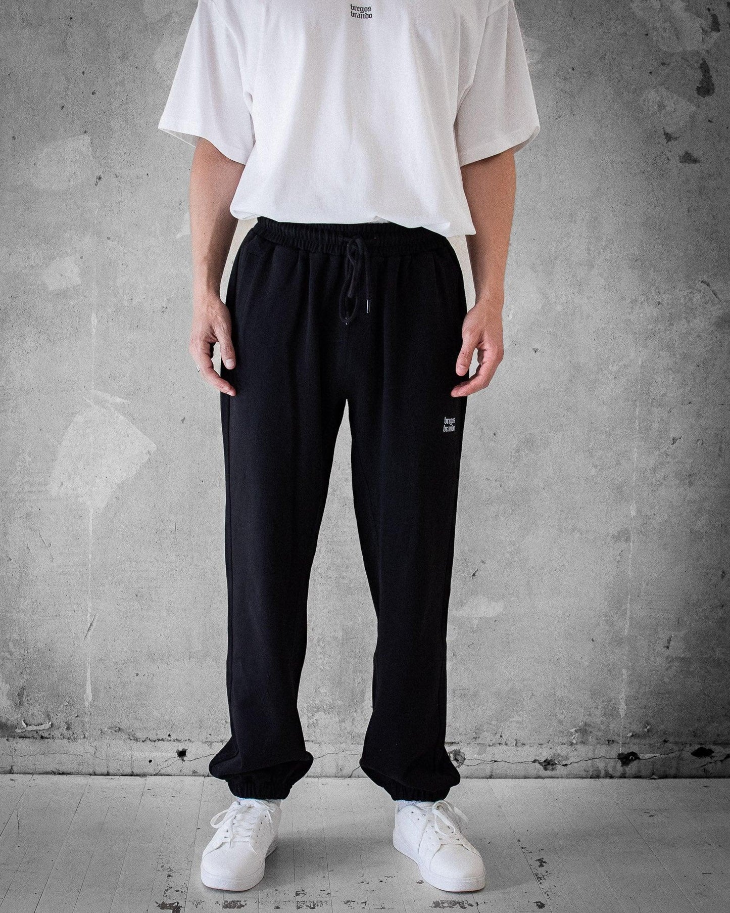 Bregos Pants | Black Joggers Men's Sweatpants