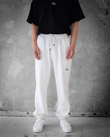 Bregos Pants | White Joggers Men's Sweatpants