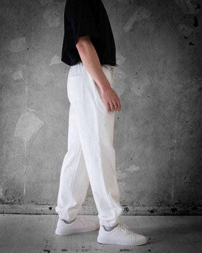 Bregos Pants | White Joggers Men's Sweatpants