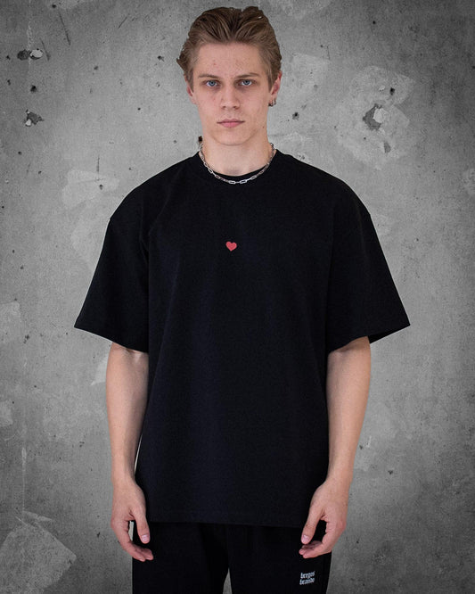 Love Yours | Black Boxy fit Men's T-shirt