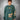 Bregos Brando green women's sweatshirt – Retro print in soft cotton