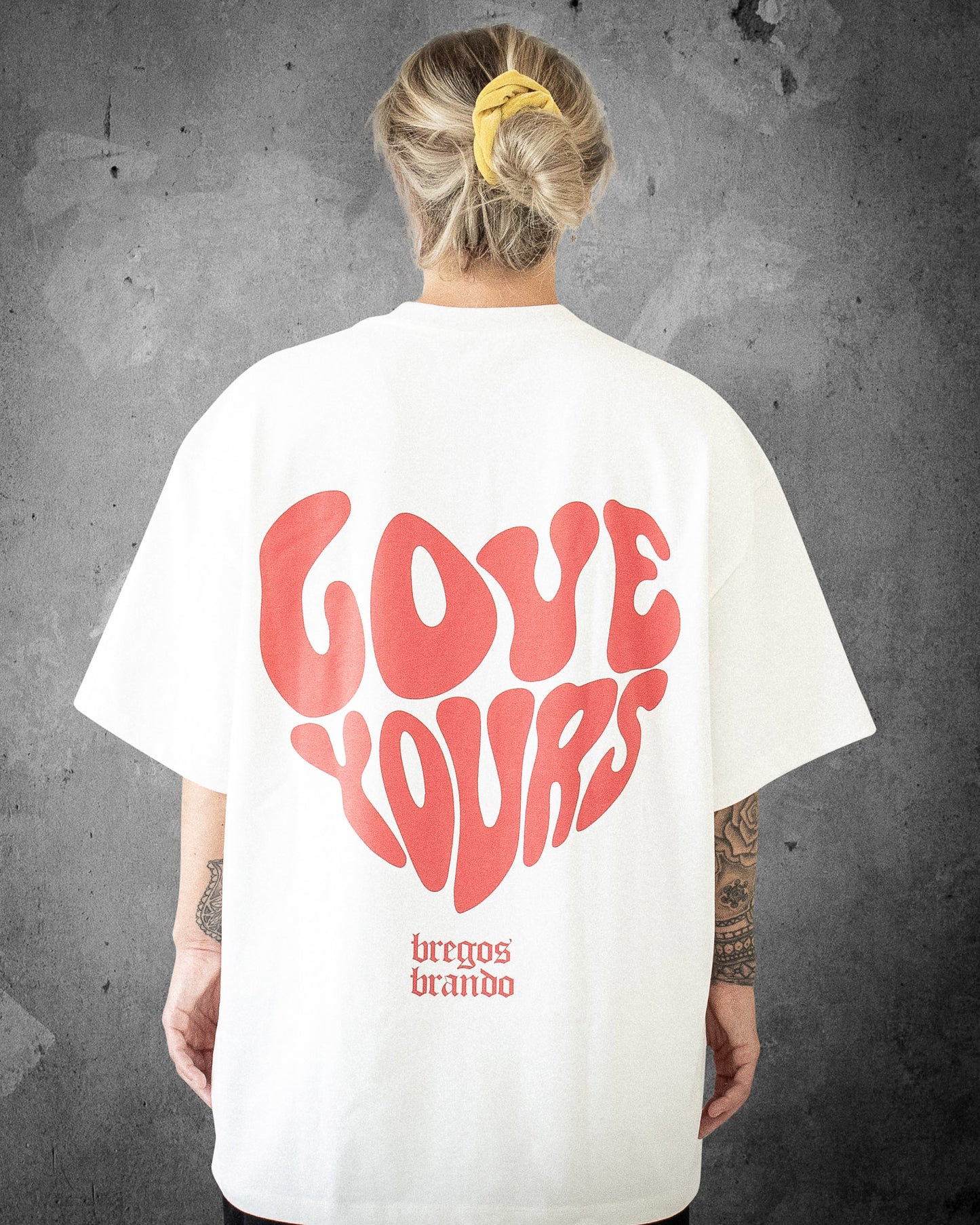 Love Yours | White Boxy fit Women's T-shirt