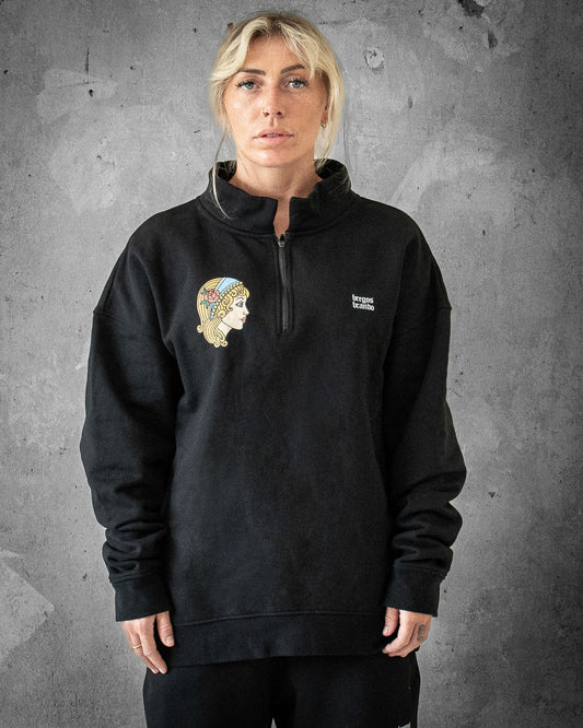 Happy Then Cry | Quarter-Zip Women's Sweatshirt