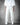 Back view of Bregos Brando light grey women's sweatpants – soft cotton sweatpants with a relaxed fit