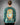 Back view of Bregos Brando green men's sweatshirt – Retro print in soft cotton
