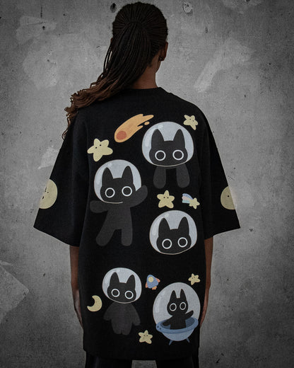 Space Cat | Boxy fit Women's T-Shirt