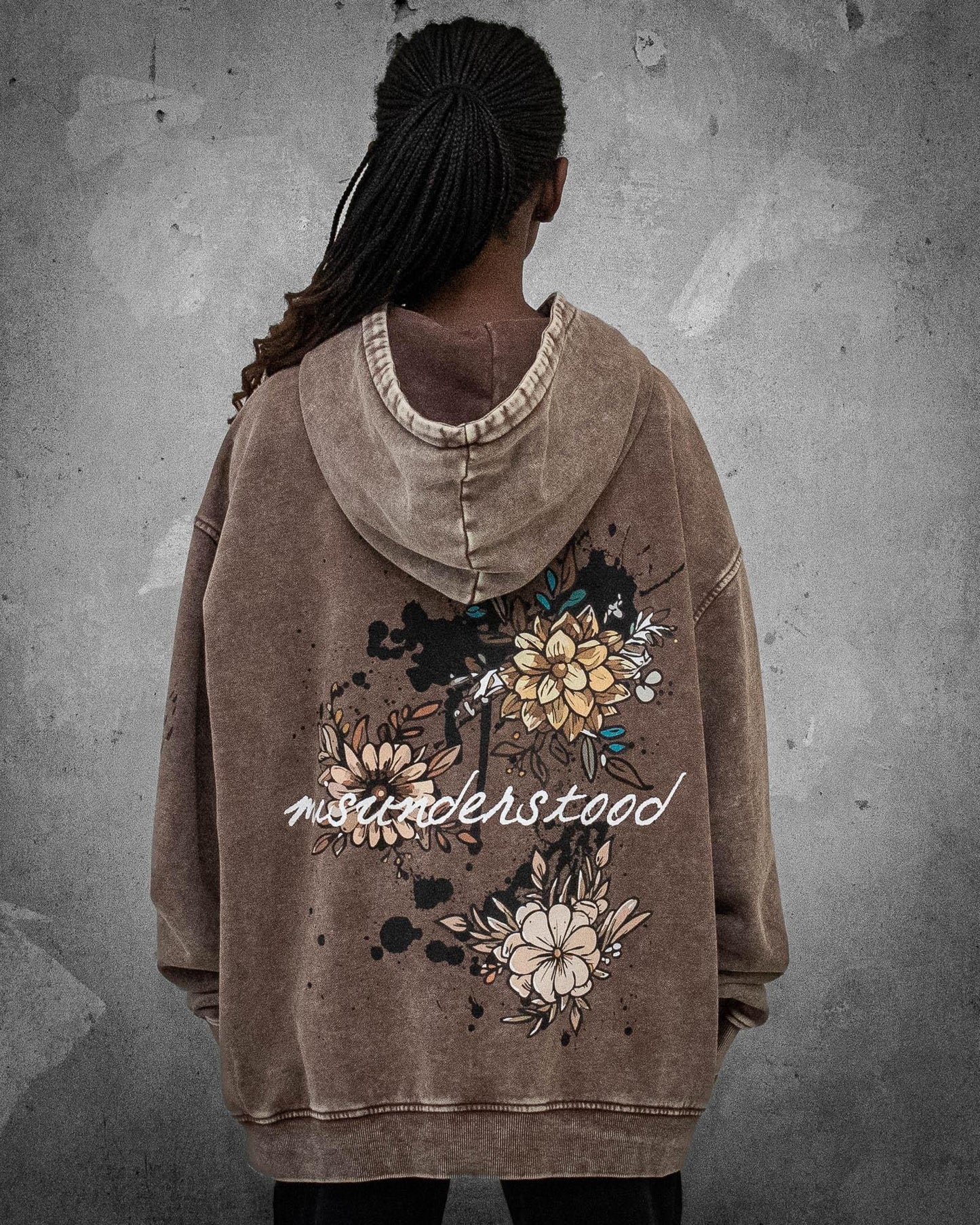 Misunderstood | Oversized Faded Women's Hoodie