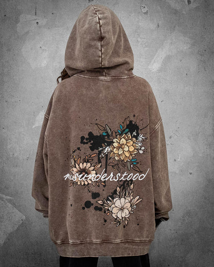 Misunderstood | Oversized Faded Women's Hoodie