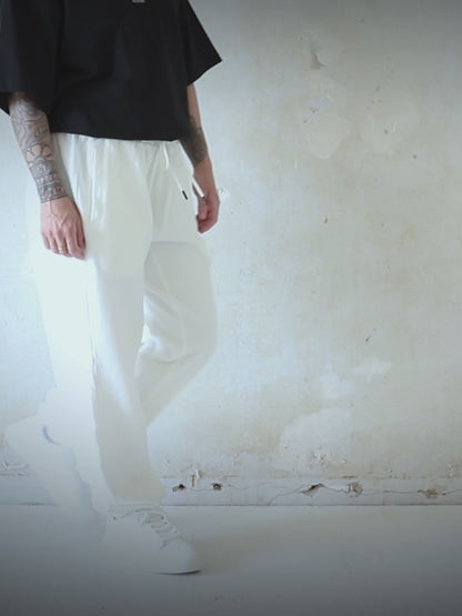 Bregos Pants | White Joggers Women's Sweatpants